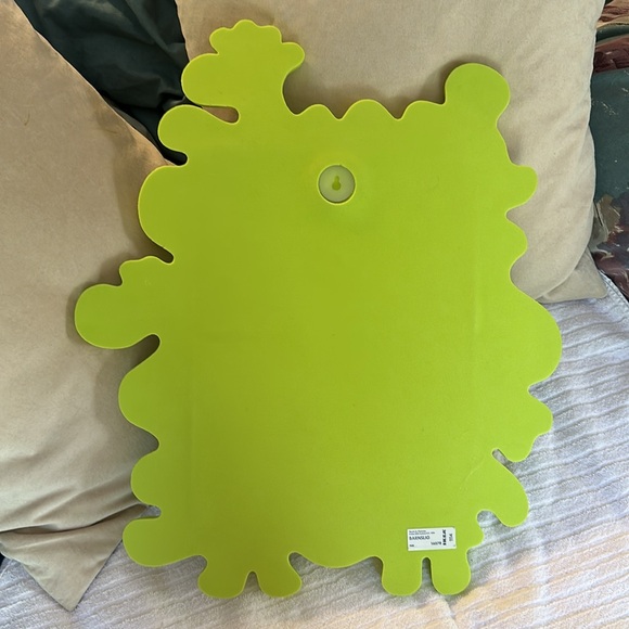 IKEA Vintage Kids’ Barnslig Neon Green “Slime” Foam Mirror - EUC - Picture 2 of 3